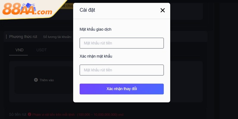 Rút tiền 88AA - Quy trình đổi thưởng luôn minh bạch 3 Bạn phải đảm bảo rằng số dư tài khoản đủ điều kiện rút thưởng